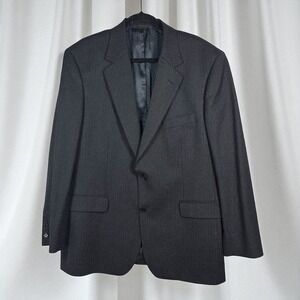 346 Brooks Brothers Pinstripe Blazer‎ Men's 44 Reg Stretchy Sport Coat Jacket